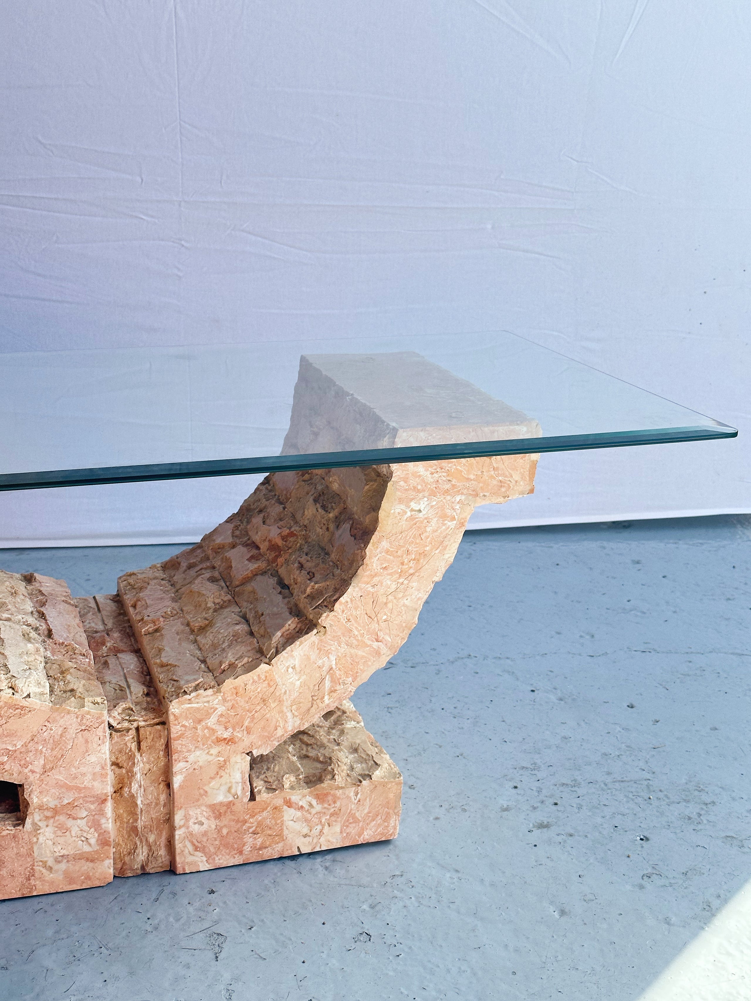 Magnussen stone cheap coffee table